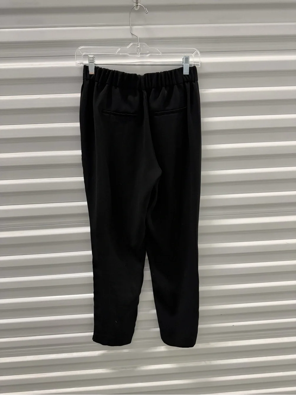 J. Crew Black Dress Pants with Elastic Waist Size 0